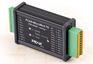 虹科PEAK CAN IO模块PCAN-Micromod FD Analog1