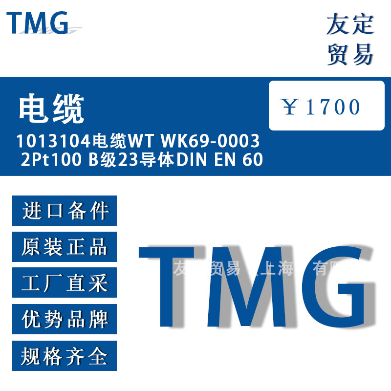 德国TMG  1013104  WT WK69-00032Pt100 B级23导体DIN EN 60电缆