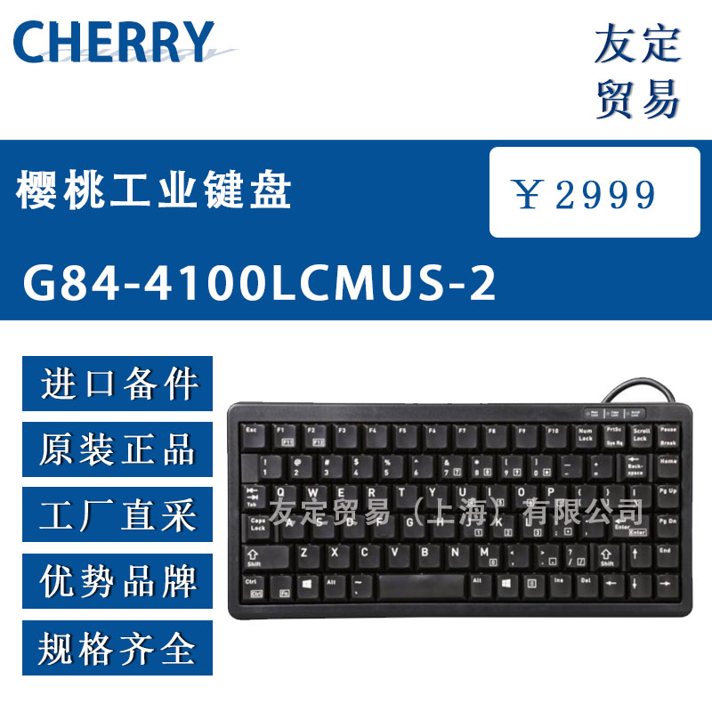 德国CHERRY  G84-4100LCMUS-2樱桃工业键盘