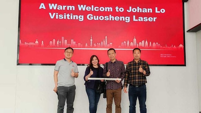 Johan Lo总监一行莅临西安国盛激光参观交流