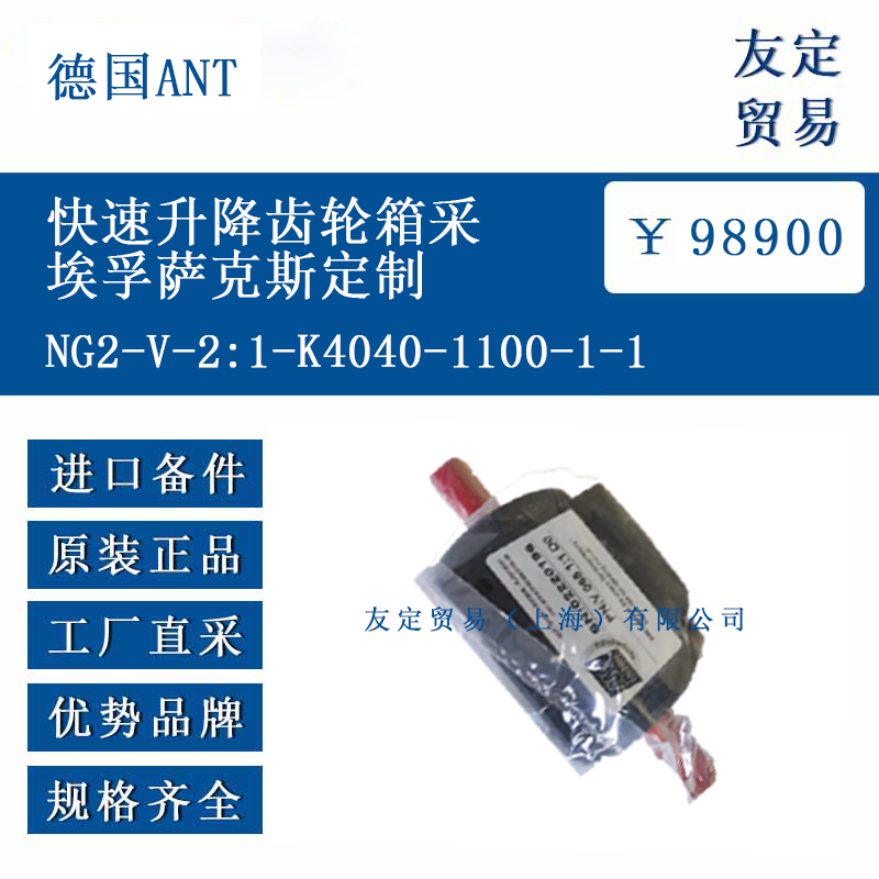 德国ANT NG2-V-2:1-K4040-1100-1-1 快速升降齿轮箱采埃孚萨克斯定制