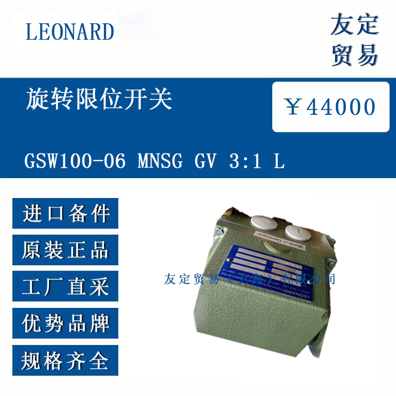 LEONARD GSW100-06 MNSG GV 3:1 L 旋转限位开关